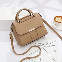 Women Handbag Small Square Bag Stitching Shoulder Bag