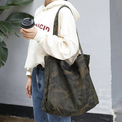 Navy Canvas Women's Bag Handbag Shoulder Bag