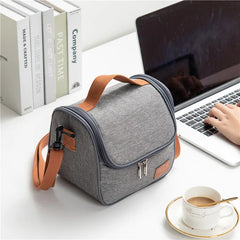Portable Insulation Bag Aluminum Foil Lunch Bag Fresh-keeping Picnic Sac A Dos