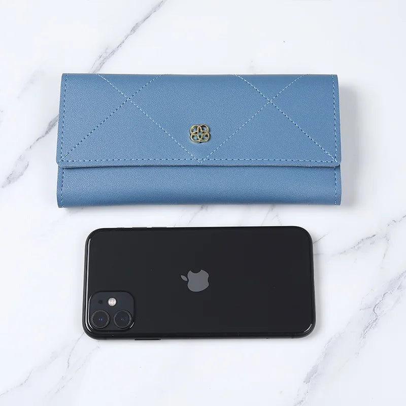Women Purse Long Pure Multi-functional Large Capacity Wallet