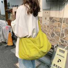 Vintage Large Capacity Leather Shoulder Bag for Women