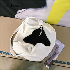 Vintage Large Capacity Leather Shoulder Bag for Women