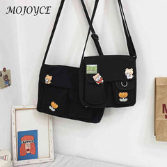 Canvas Crossbody Shoulder Bag for Women Outdoor Traveling