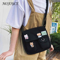 Canvas Crossbody Shoulder Bag for Women Outdoor Traveling