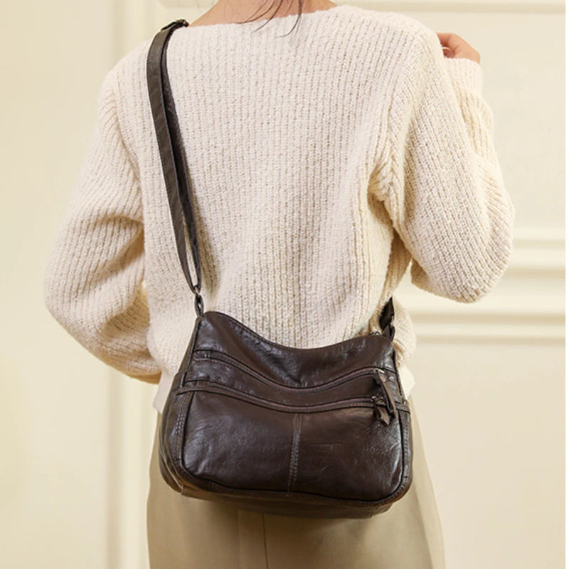 Women's Crossbody Bag Pu Leather Small Shoulder Handbag