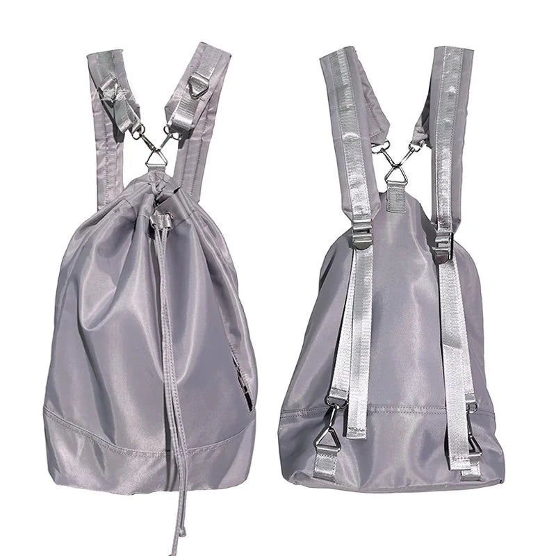 Waterproof Drawstring Women Backpack School Bag for Teenage Girls