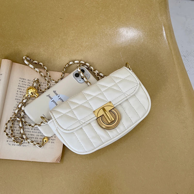 Kpop Mini Chain bag Women's Shoulder Crossbody Beads