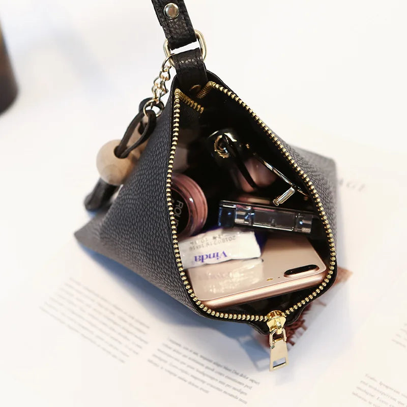 Mini Triangle Women Purse Lady Clutches Casual Phone Package