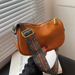 LEFTSIDE Small Leather Crossbody Bags for Women Winter