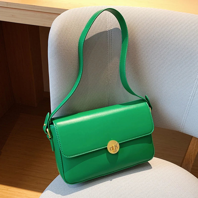 LEFTSIDE Flap Crossbody Bag Winter Small Leather Shoulder Handbag