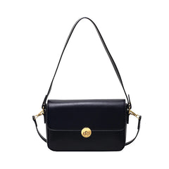 LEFTSIDE Flap Crossbody Bag Winter Small Leather Shoulder Handbag