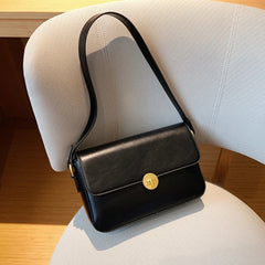 LEFTSIDE Flap Crossbody Bag Winter Small Leather Shoulder Handbag