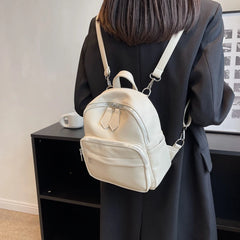 Small PU Leather Backpacks for Women Girls Back To School