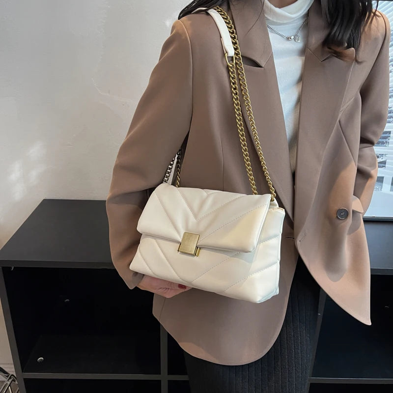 LEFTSIDE Crossbody Bags for Women Chain Shoulder Handbags Small