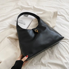 LEFTSIDE Vintage Shoulder Side Bags for Women Leather Hand Bag In Winter Handbag