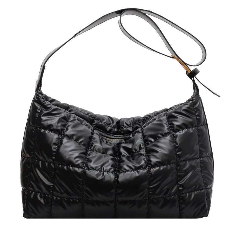 LEFTSIDE Winter Big Cloth Hobo Bag for Women Shopper Shoulder Side Bag