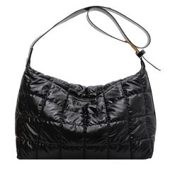 LEFTSIDE Winter Big Cloth Hobo Bag for Women Shopper Shoulder Side Bag
