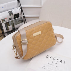 Solid Zipper High Shoulder Bag for Women