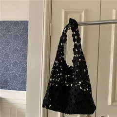 Lace Hook Flower Craft Handbag All-match Soft Temperament