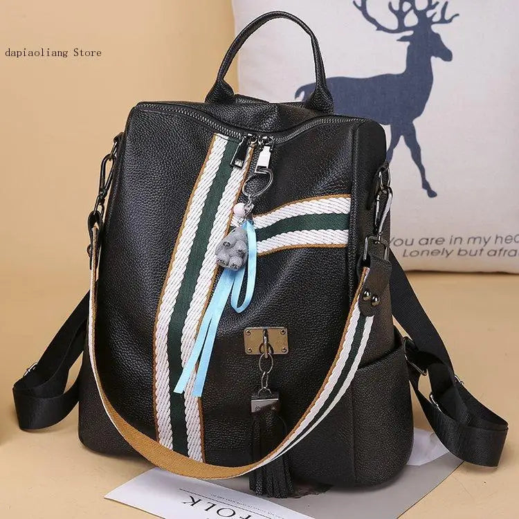 Ladies Large Capacity Backpack Bag Fashion School Shoulder Bag