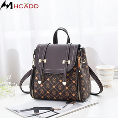 Women's PU Leather Backpack Multifunctional Shoulder Bag