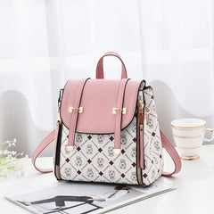 Women's PU Leather Backpack Multifunctional Shoulder Bag