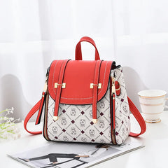 Women's PU Leather Backpack Multifunctional Shoulder Bag