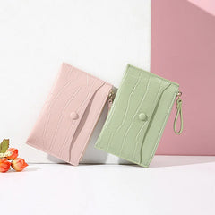 Women's Clutch Money Clip Wallet Small Leather Purse