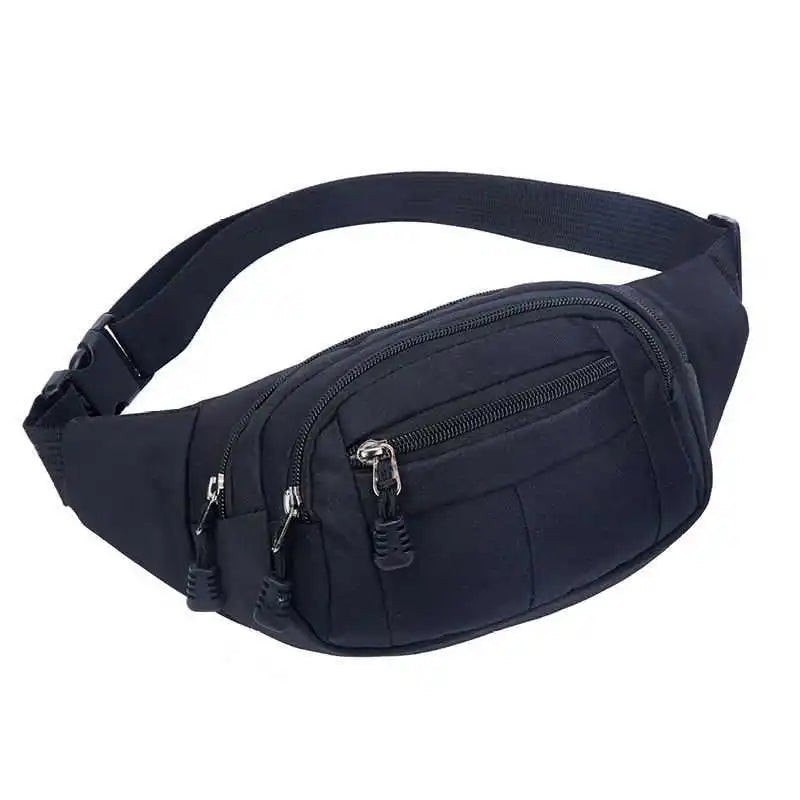 Ladies Canvas Fanny Pack Street Money Banana Phone Chest Bag