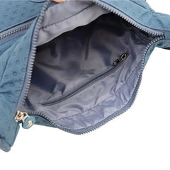 Waterproof Nylon Shoulder Bag Women Handbag Zipper Crossbody Messenger