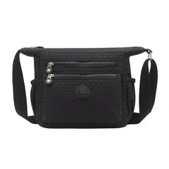 Waterproof Nylon Shoulder Bag Women Handbag Zipper Crossbody Messenger