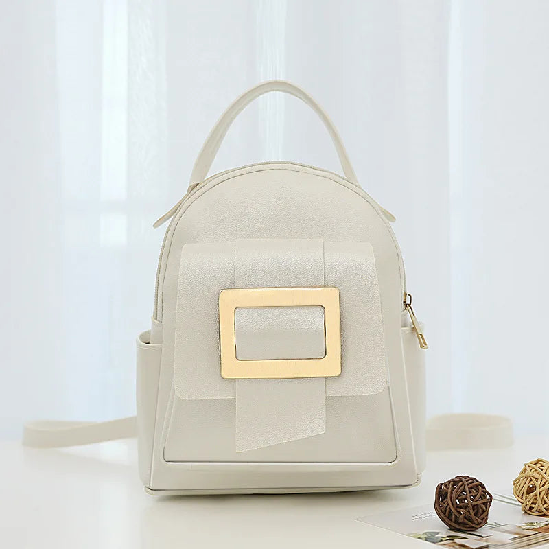 Small Zipper Outdoor Travel Backpack Girl Student School Bag