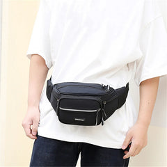 Large Capacity Men's Waist Bag Durable Sports Crossbody Backpack