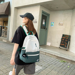 Ladies Nylon College School Bag Female Teenager Book Girl Travel Backpack