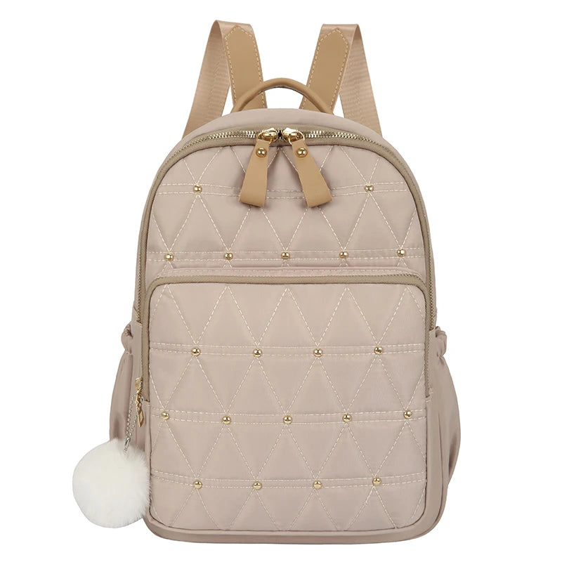 Women's Anti Theft Nylon Rucksack Travel Bagpack