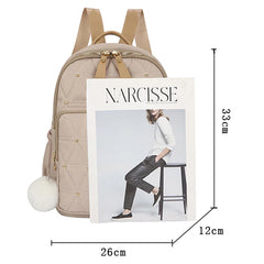 Women's Anti Theft Nylon Rucksack Travel Bagpack