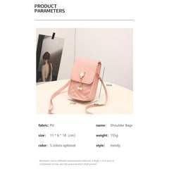 Women's Small Shoulder Bag Crossbody Purse with Adjustable Strap
