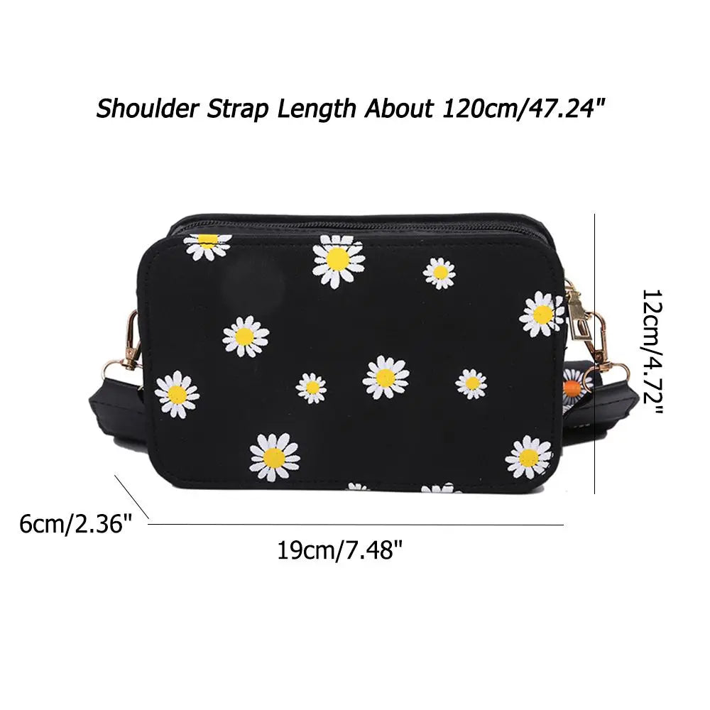 Floral Printed Crossbody Messenger Bags for Women