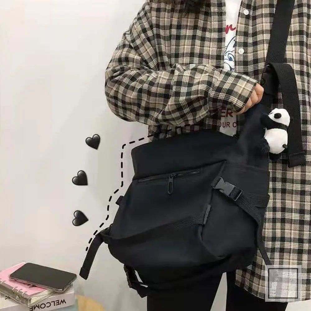 Canvas Postman Bag Crossbody Flap Shoulder Bag