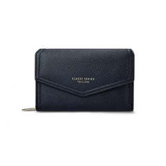 Women's Zipper Wallet Multifunctional Large Capacity Short Wallet