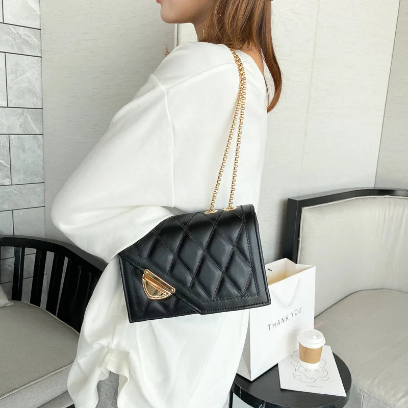 Small Square Bag Chain Shoulder Messenger Bag