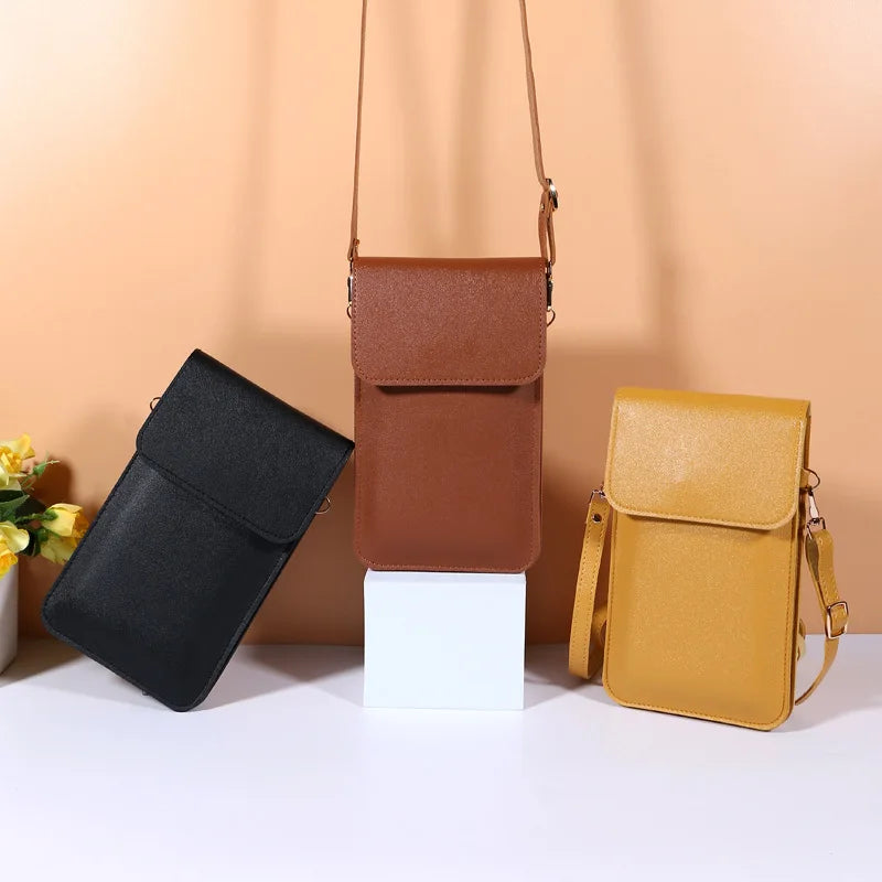 Women's Touch Screen Smartphone Wallet Shoulder Bag Handbag