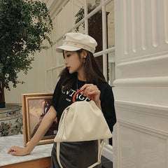 Small PU Shoulder Bag Casual Cross Body Clutch Bag for Girls