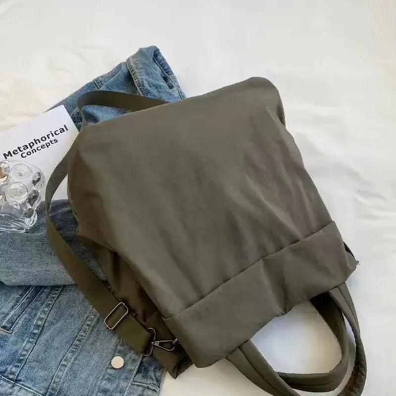 Waterproof Nylon Crossbody Shoulder Bag with Large Capacity