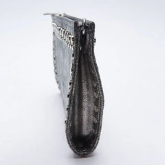 Matte Leather Chain Shoulder Bag Rivet Messenger Clutch