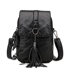 PU Leather Messenger Bag for Women