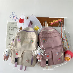 Stylish Waterproof Women's Nylon Backpack