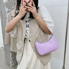 Mini PU Leather Shoulder Bags Cartoon Pattern Handbags for Women