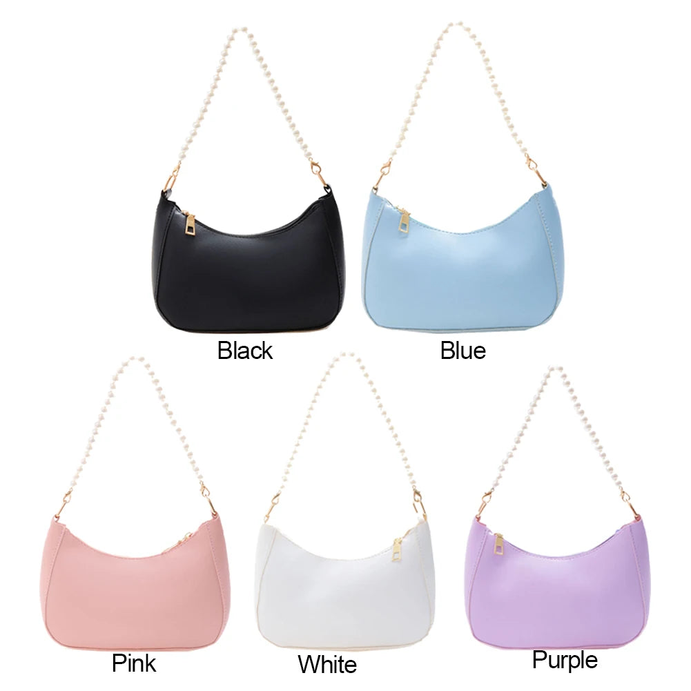 Mini PU Leather Shoulder Bags Cartoon Pattern Handbags for Women