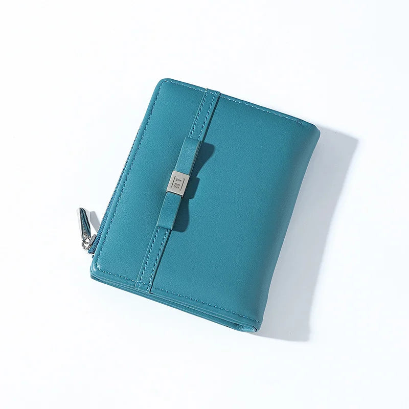 Lady Purse Women's Wallet Short Bowknot Student Wallet
